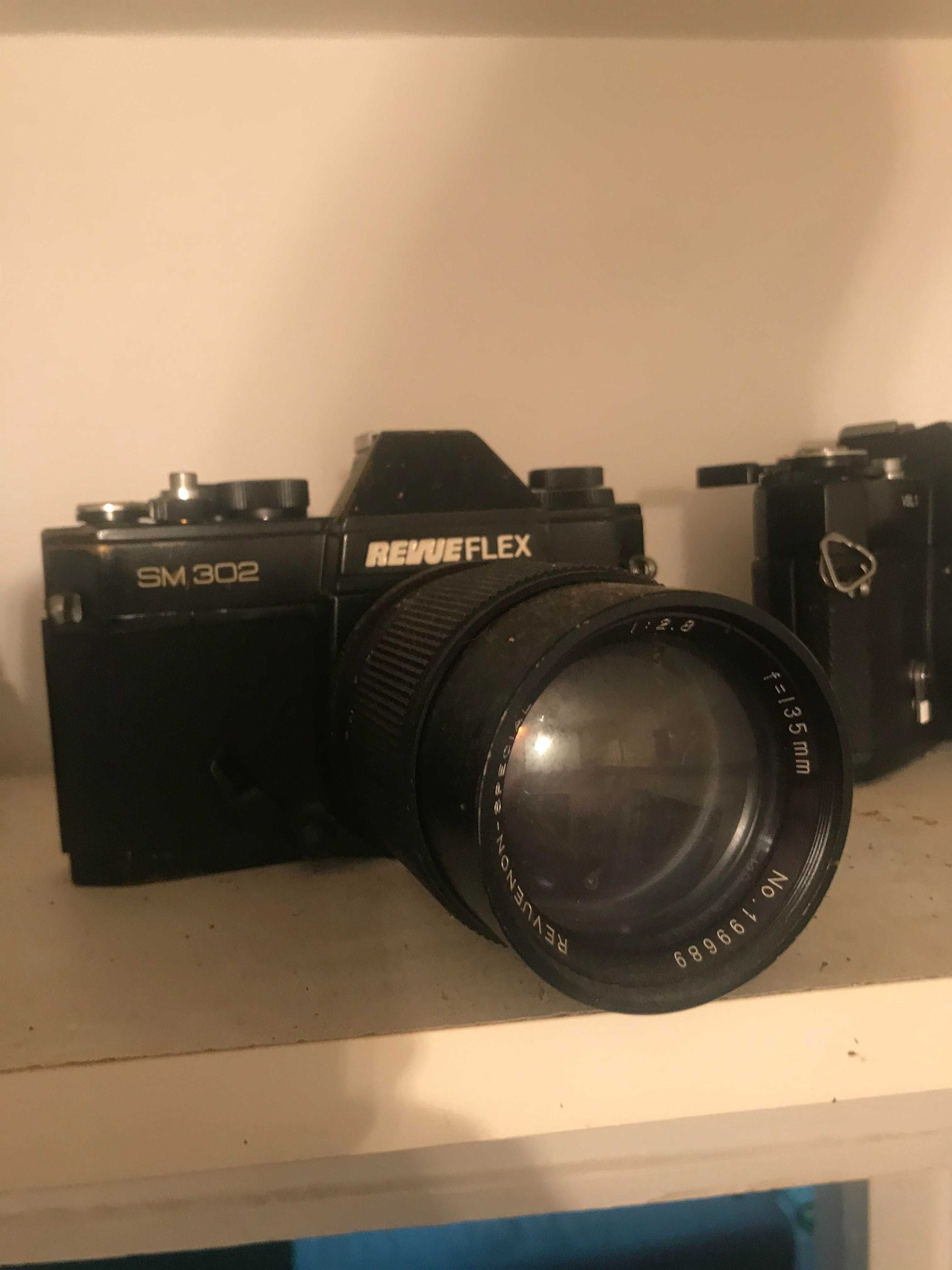 Aparat foto vintage RevueFlex cu obiectiv M42 Revue 35 mm