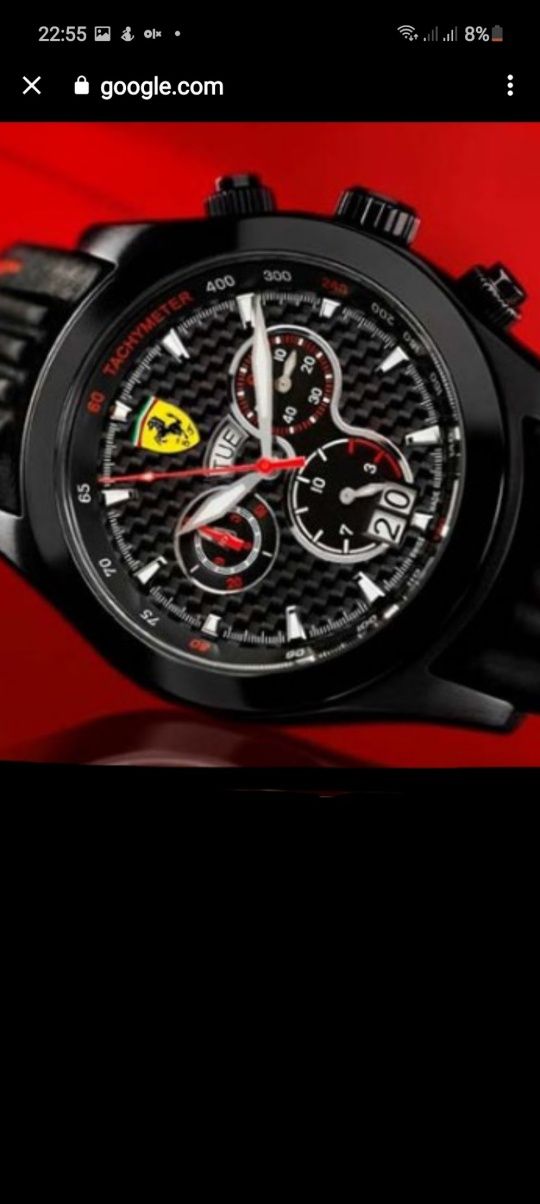 Ceas Scuderia Ferrari Carbon cronograf Ocazie!