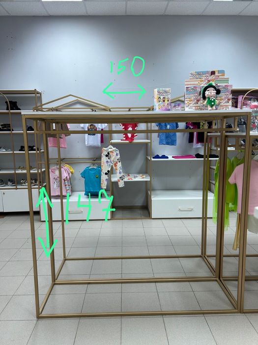 Стеллаж витрина