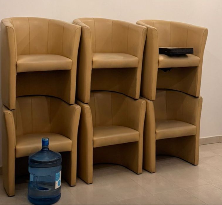 Vand 6 fotolii piele ecologica! Urgent!