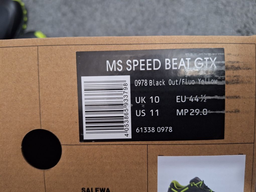 Salewa Speed Beat GTX, номер 44.5, UK 10