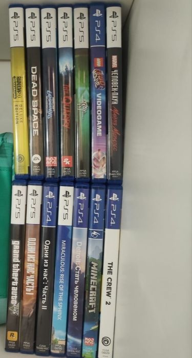 Продам игры на PlayStation 5 и Nintendo switch