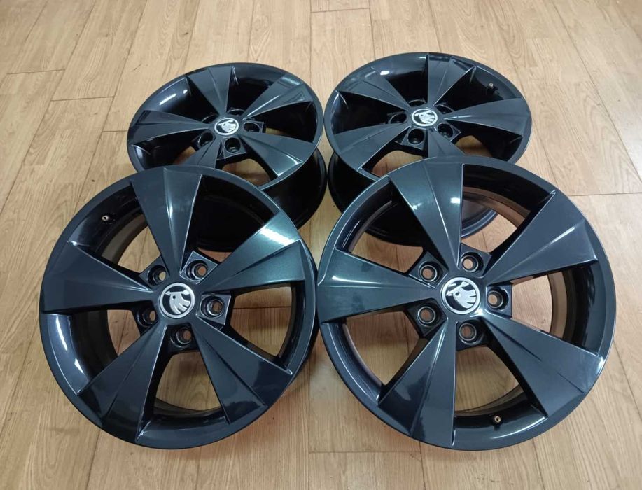 Jante 16 Skoda Octavia VW Golf Seat Leon originale 5x112 cod 5E3071496