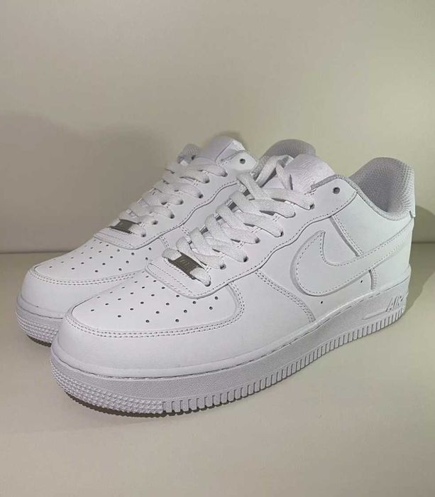 *IEFTIN* Nike Air Force 1 Low Triple White - verificare colet