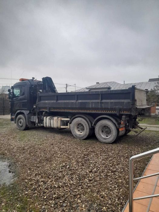 Scania 6x4 Basculabila cu Macara de Vanzare sau de Anchiriat