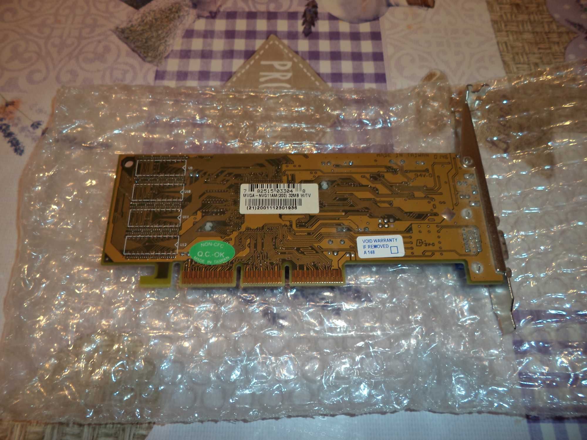 Placă Video PROLINK Nvidia GeForce2 MX200 AGP 32MB DDR MVGA-NVG11AM