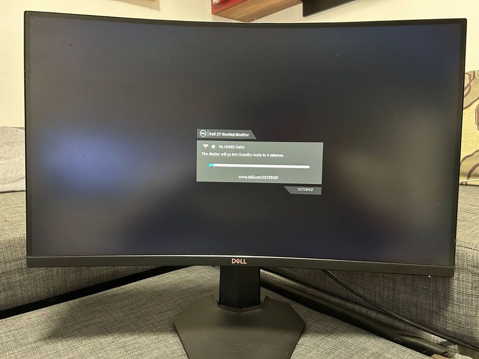 Monitor Gaming curbat LED VA DELL S2721HGF, 27", Full HD,  144Hz