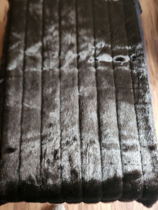 Material blană artificiala maro