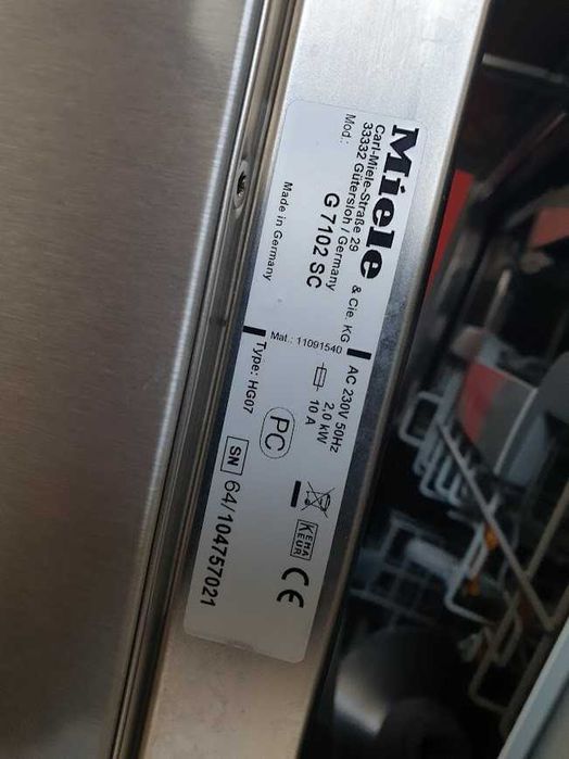 Inox - Съдомиялна Miele - Auto Open - 14 Комплекта - Свободностояща