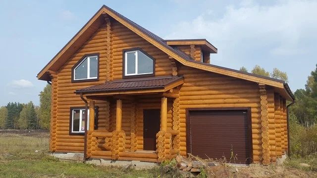 Изготавливаем и строим дома, бани из оцилиндрованного кругляка, сосна