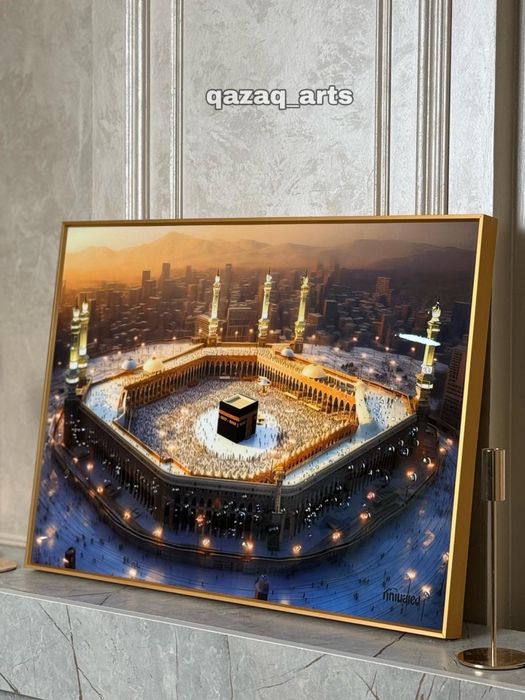 Картина панно Мекка, лошадь