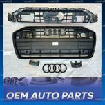Grila centrala Bara Audi A6 C8 4K Sline Completa 4K S line Shadowline