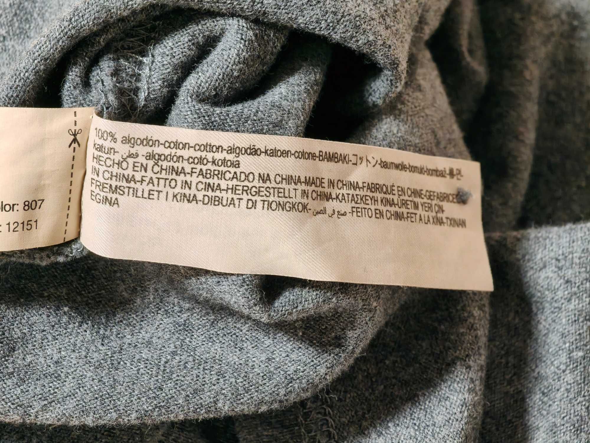 Мъжки пуловер и блуза Massimo Dutti памук и кашмир