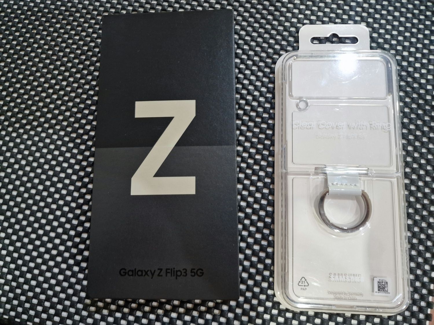 Samsung Galaxy Z Flip 3 5G 256gb Cream+husa Clear cover
