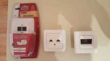 Prize internet și telefon diferite firme Legrand Viko și Belkin noi