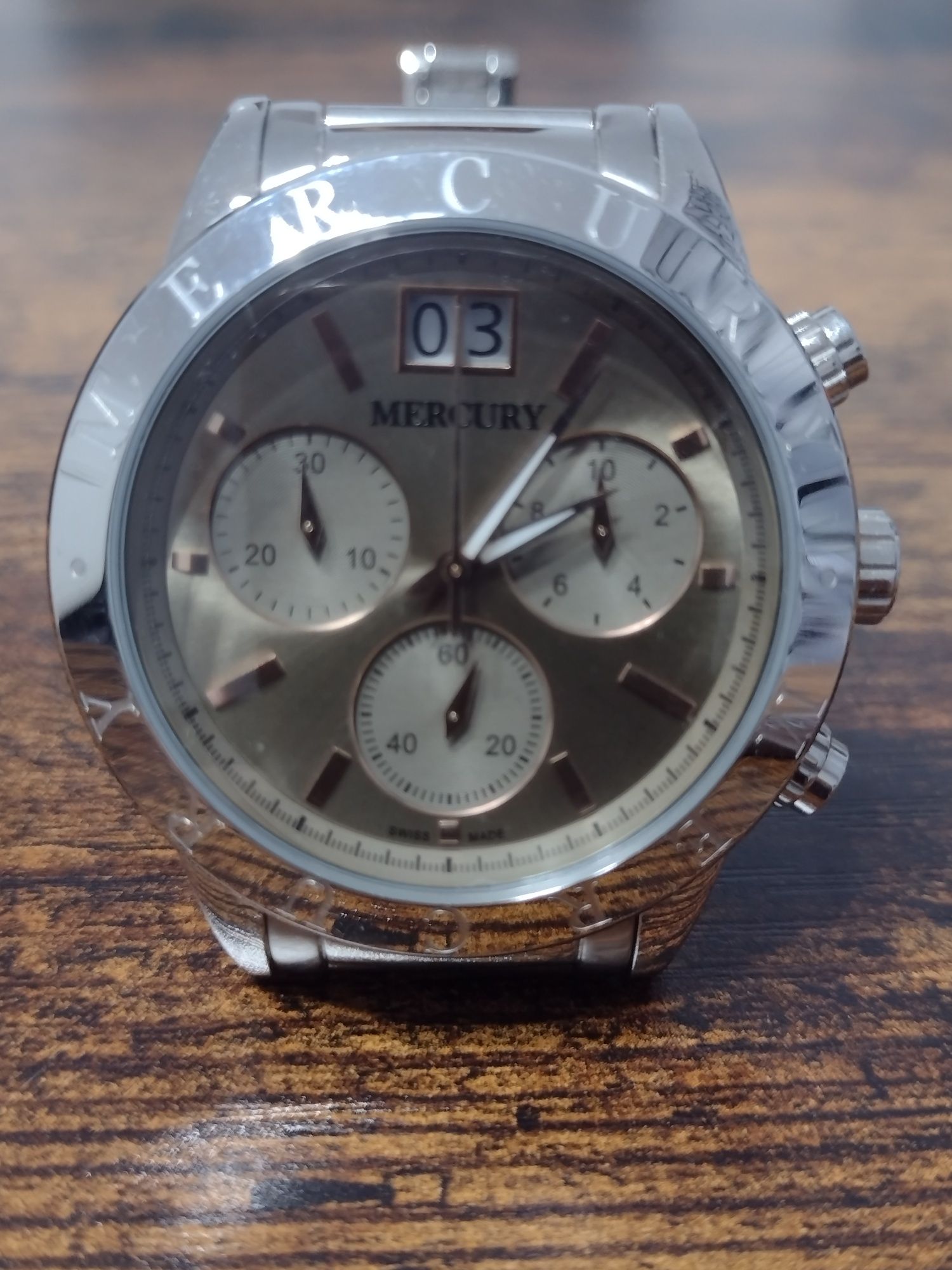 Ceas lux Mercury Swiss Chronograph ME345-SR-4