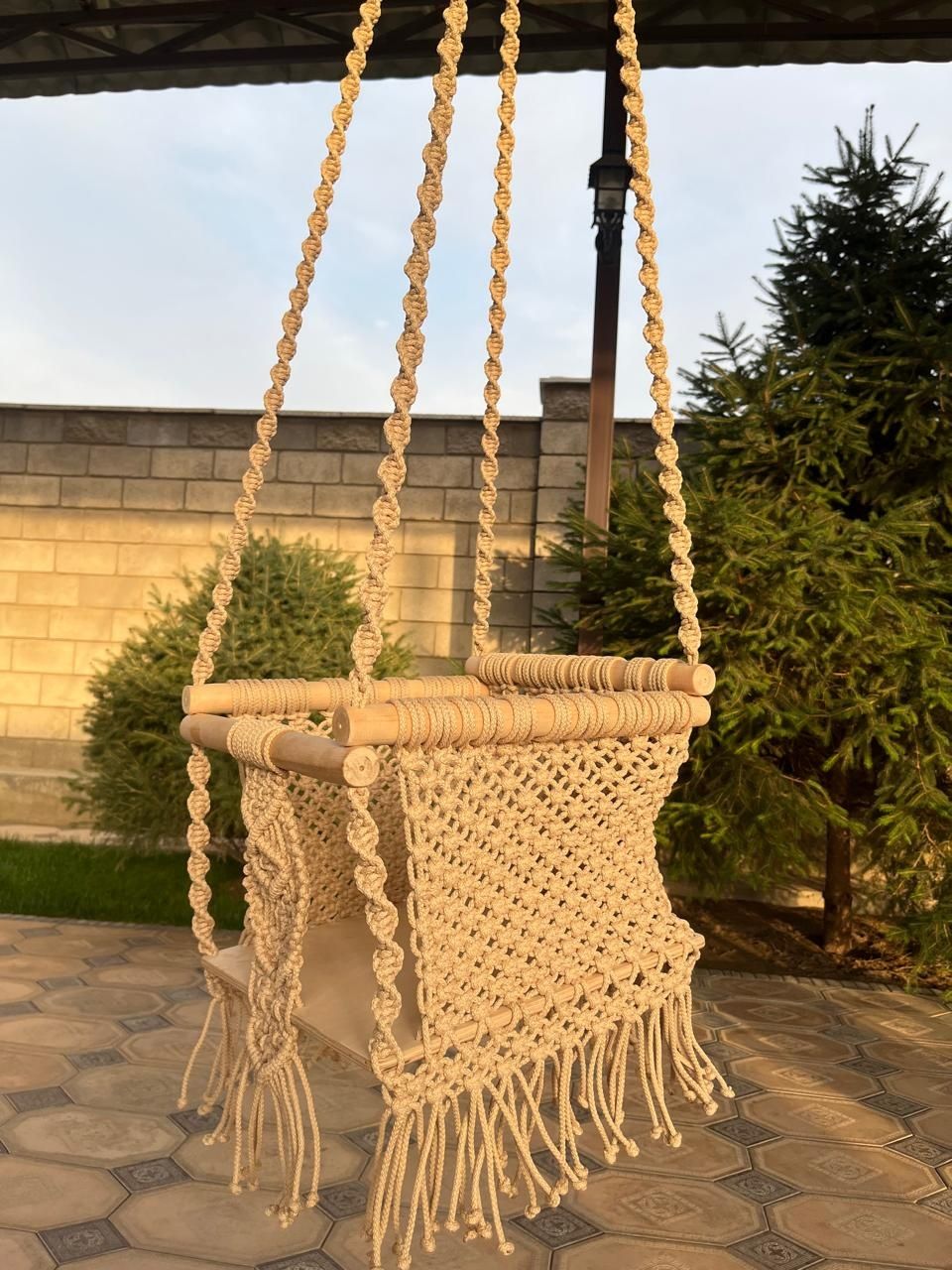 Качели макраме ручная работа