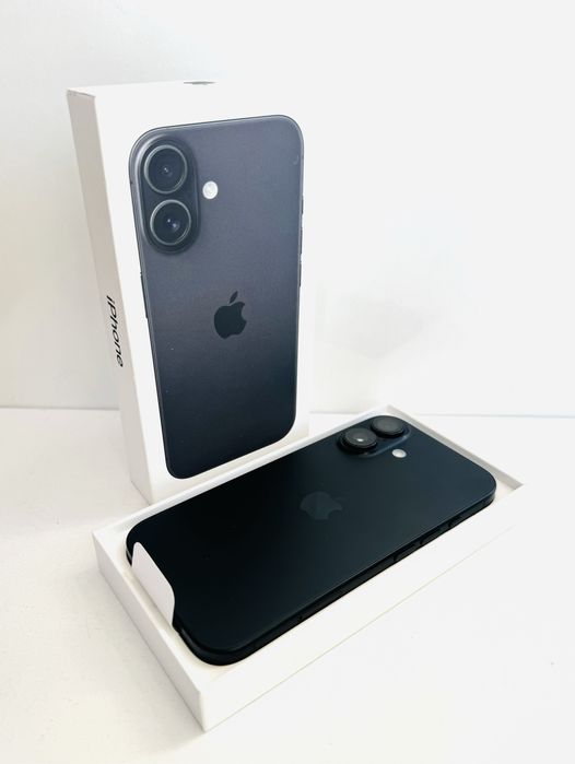Чисто НОВ! iPhone 16 128GB Black ГАРАНЦИЯ!