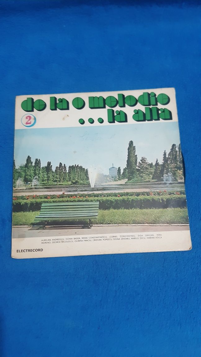 PACHET 12 buc Vinyl Discuri Vechi ...