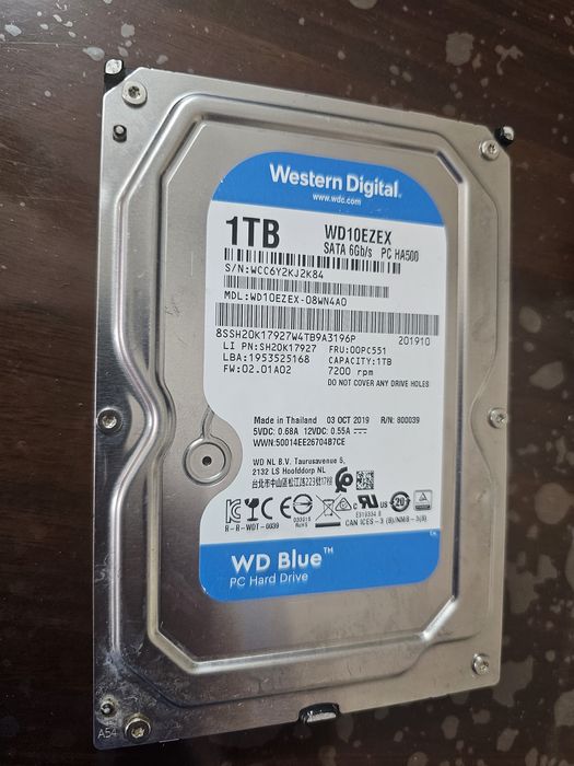 Жёсткие диски 1 ТБ