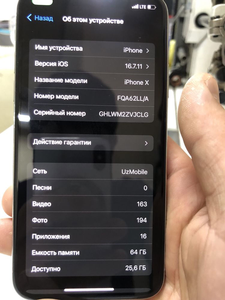 Iphone x holati nok ideal