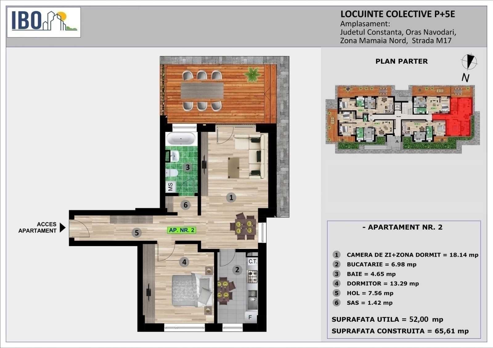 Apart 2  - Mamaia Nord / Sat - Rate dezvoltator