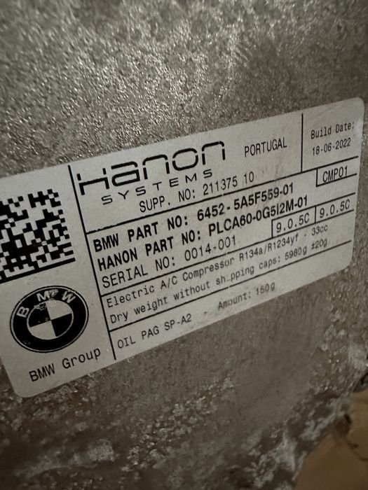 Compresor AC BMW seria 3,4,5,6 G20 G30 G31 X3 X4