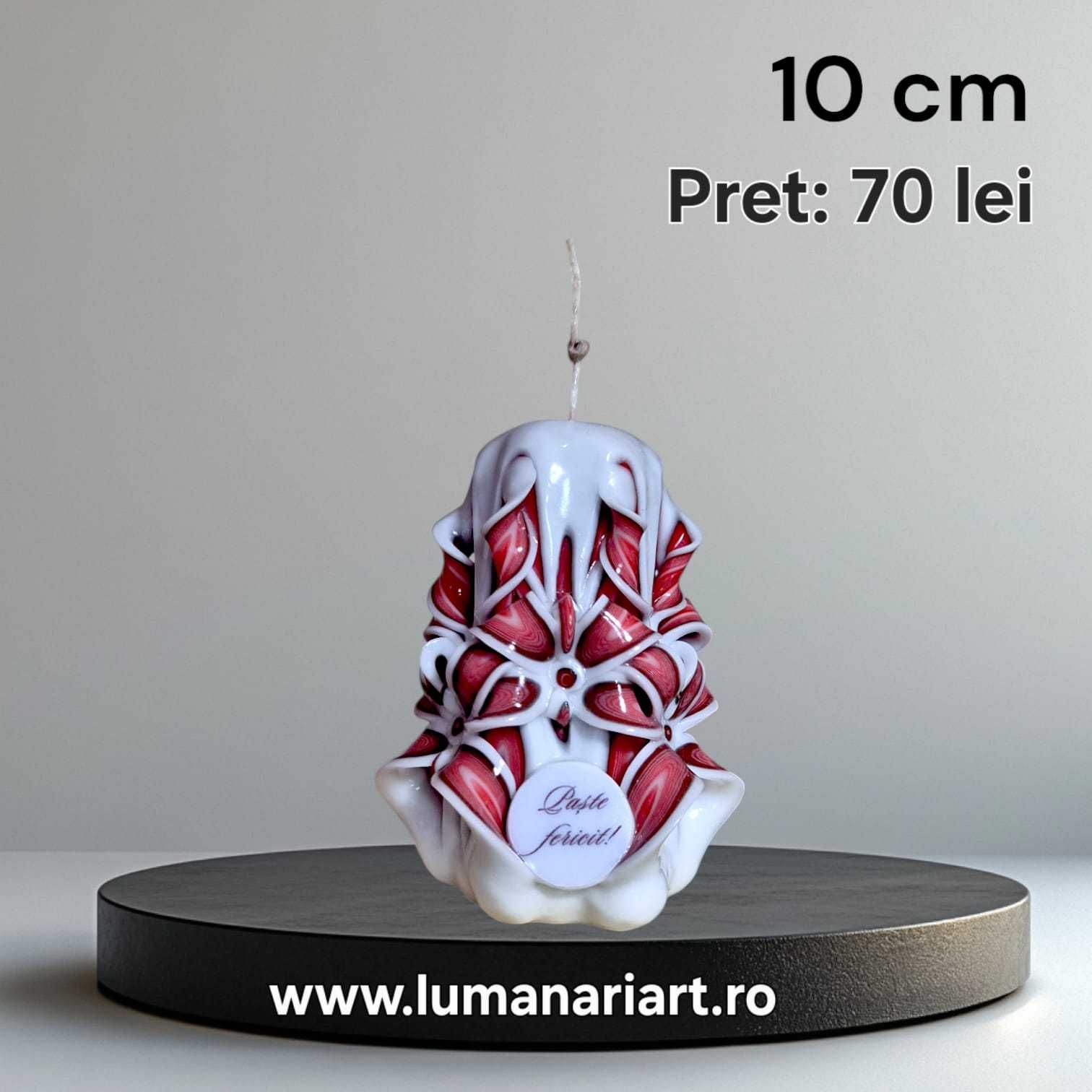 Lumanari sculptate manual – decorative, cadou, eveniment