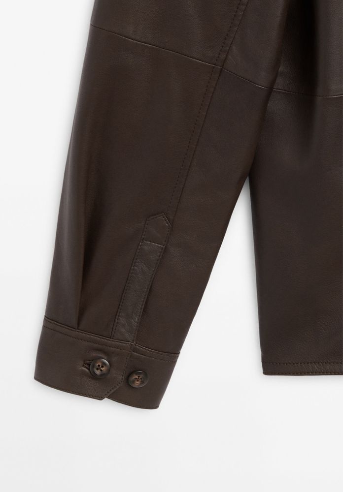 Camasa Massimo Dutti, din piele