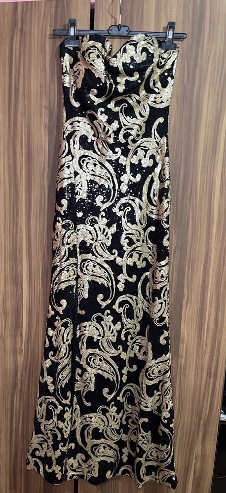 Rochie de seara black/gold