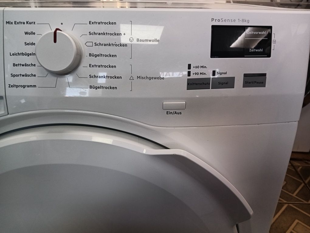 Сушилня с термопомпа АЕГ Aeg Series 7000 A+++ 8кг 2 години гаранция,!
