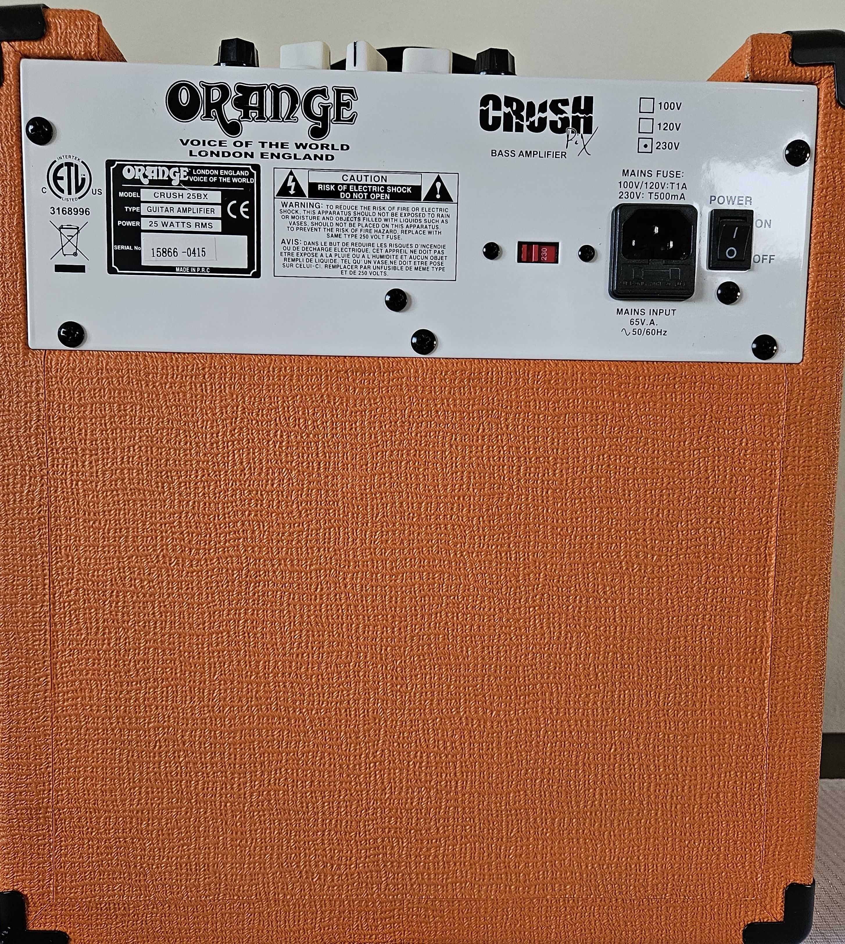 set chitara bass Jackson + amplificator combo Orange Crush 25BX