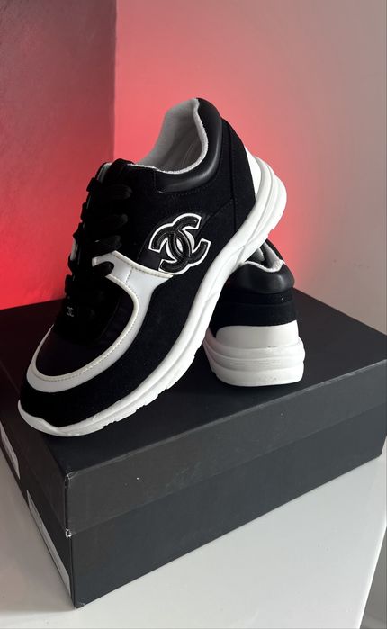 Обувки Chanel - Дамски Дизайнерски Маратонки - ТОП Модел