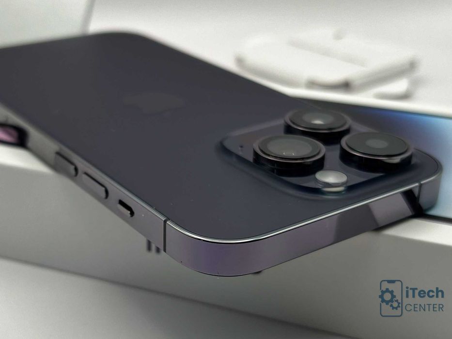 iPhone 14 Pro, 256GB, Purple, 100% батерия, КАТО НОВ, ГАРАНЦИЯ!