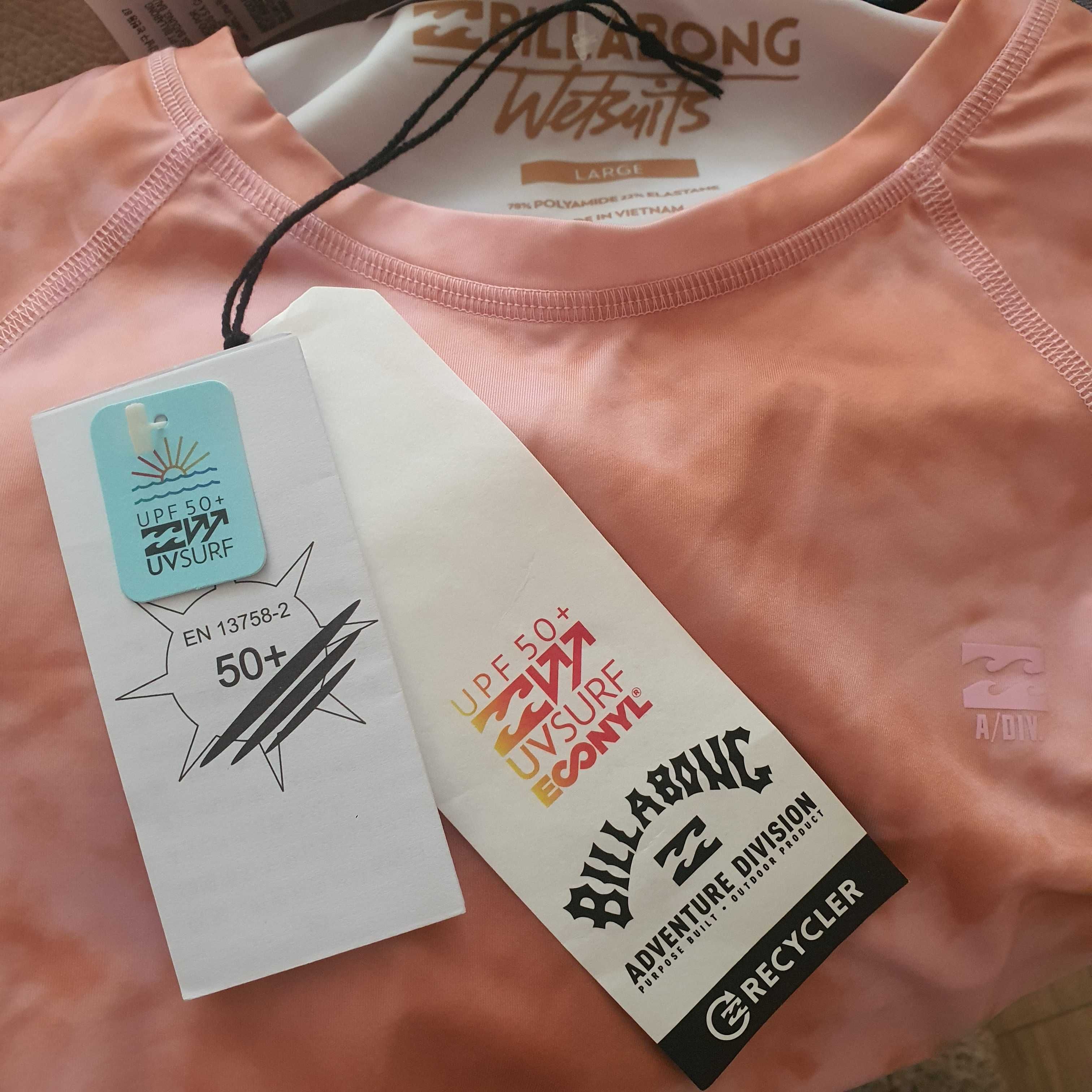 Блуза спортна BILLABONG. С UV защита 50. Сърф и плуване. С етикети.