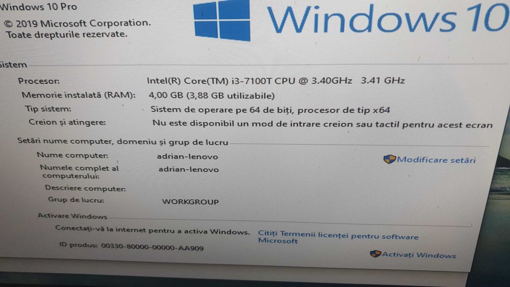 Lot Mini-Pc-uri I3 7100T, I5 9400T