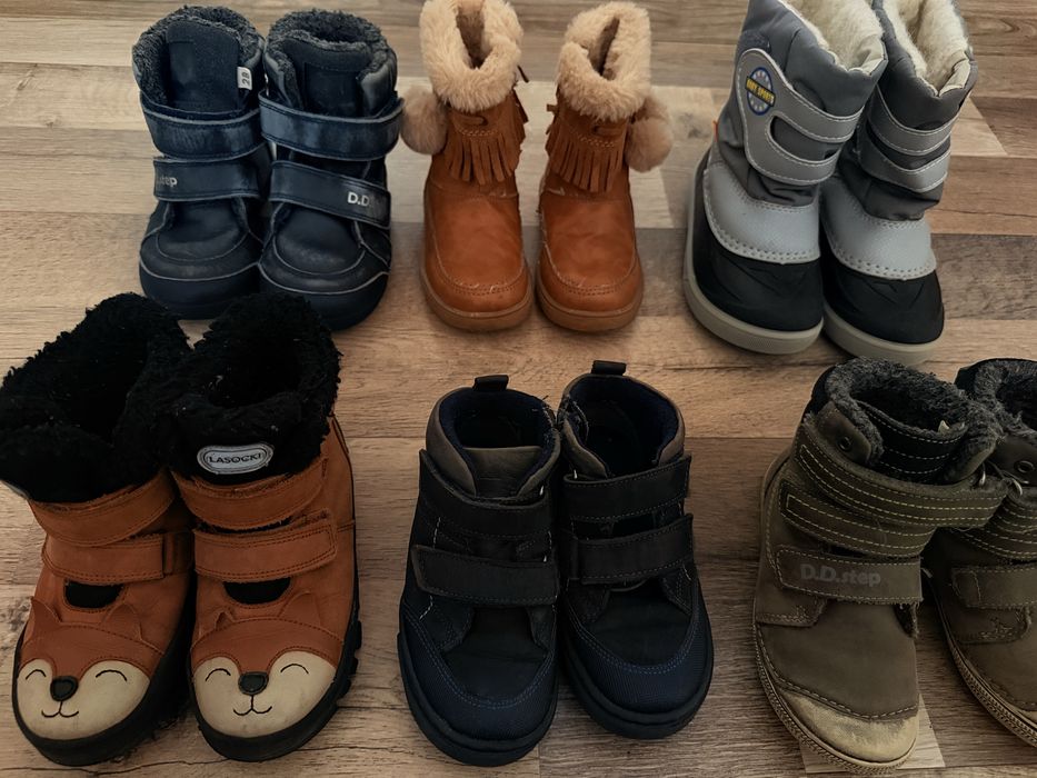 Diverse incaltari iarna de piele DD Step si Lasocki baietel