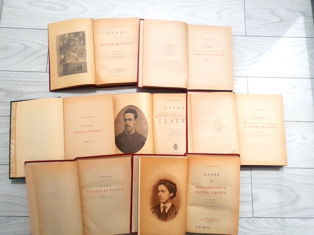 Colectia Caragiale Opere, Completa, 7 vol,Cioculescu,Zarifopol