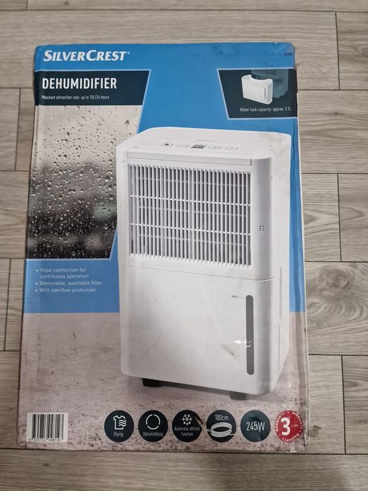 Dezumidificator Silvercrest® SLE 200 B2, 10 litri/24 ore, 245 wați