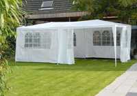 Pavilion cort de gradina pentru petreceri, 3 x 6 metri, alb 3x6m nou