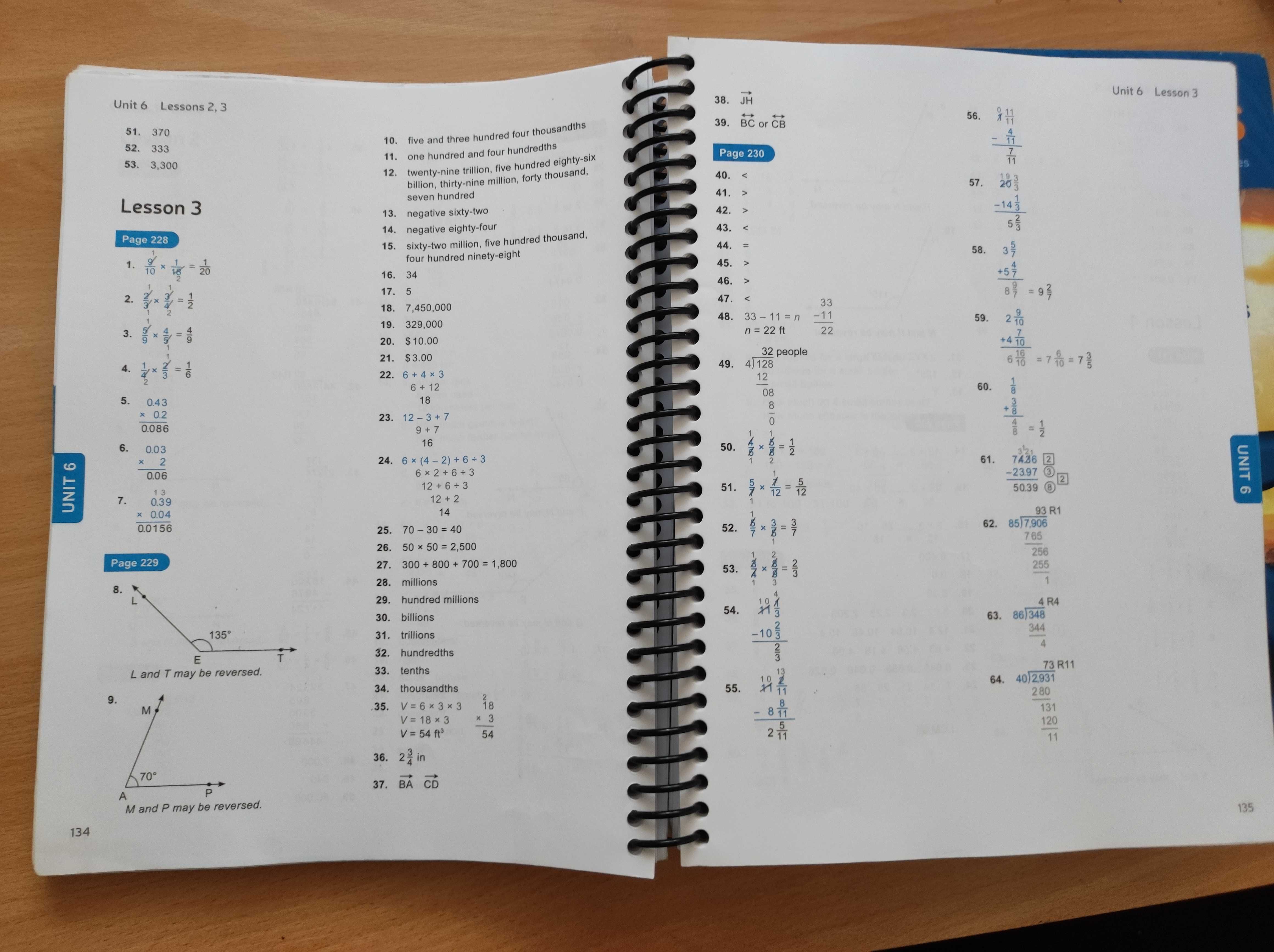 Manual carte culegere și răspunsuri matematica cl V in engleza CLA