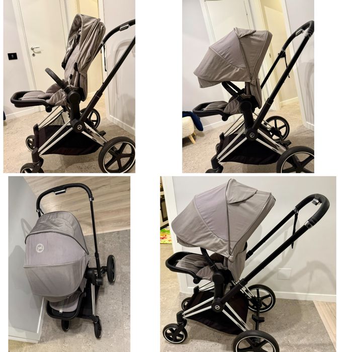 Cybex Priam 4 – sistem 3 în 1 Soho Grey