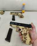 Glock 18 Austria Pistol Full Metal Airsoft + Bile 500buc plastic abs