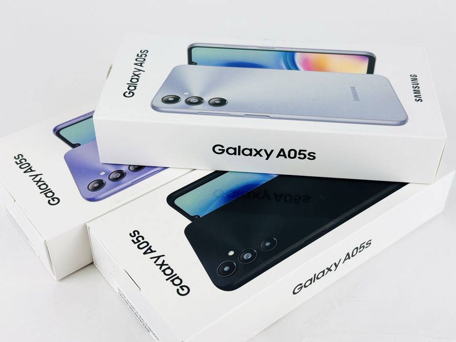 НОВ! Samsung A05s 64GB 4RAM Black / Silver / Violet / 2г. Гаранция!