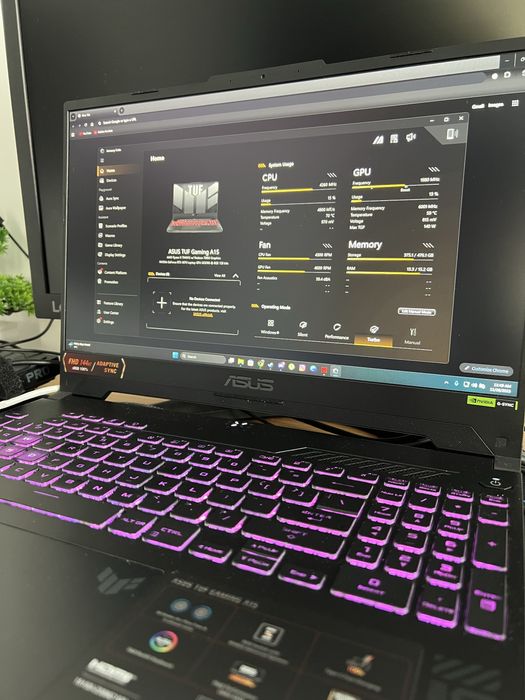 Asus tuf a15 Ryzen9 rtx 4070