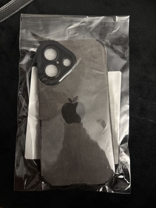 Husa iphone 16 imitatie alcantara