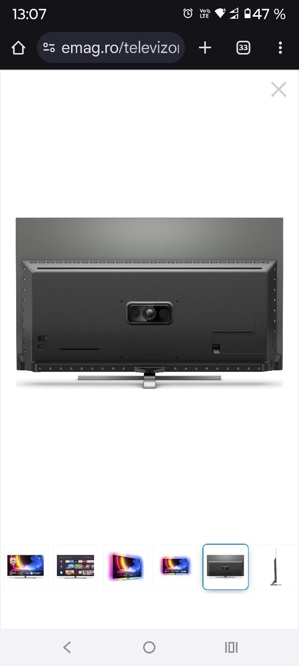 Televizor Philips AmbilightOLED 55OLED856, 139cm,PLACA DE BAZA DEFECTA