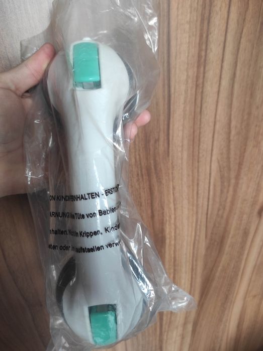 Maner de siguranță pentru baie cu ventuze