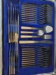 Set Tacamuri placate cu Aur  72 piese SONESTA