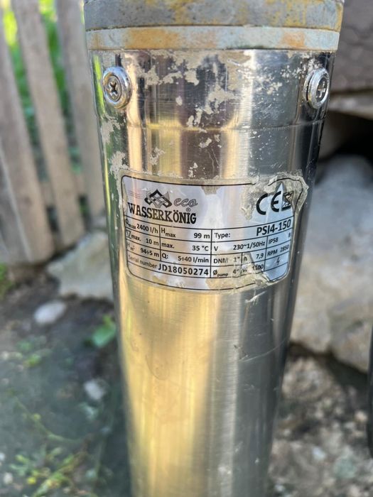 Pompa submersibila apa curata